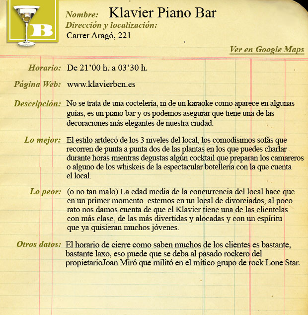 Klavier Piano Bar